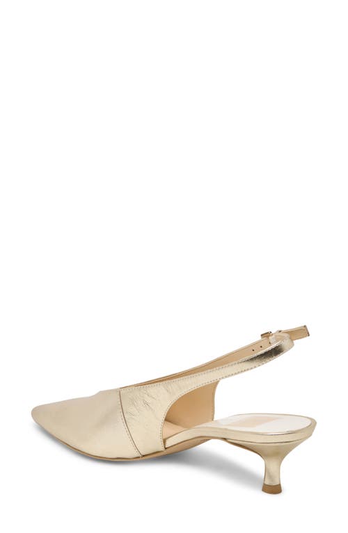 Dolce Vita Alenna Slingback Pointed Toe Kitten Heel Pump