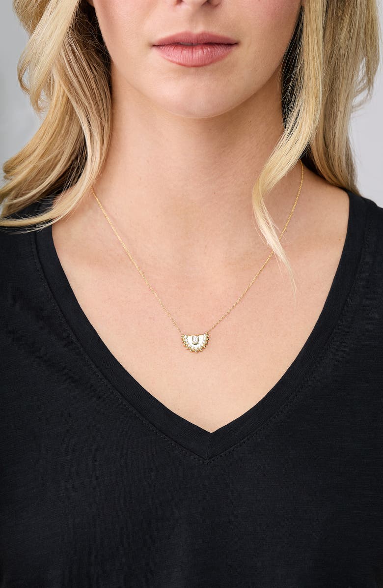 Bony Levy 18K Gold Mykonos Diamond Pendant Necklace, Alternate, color, 