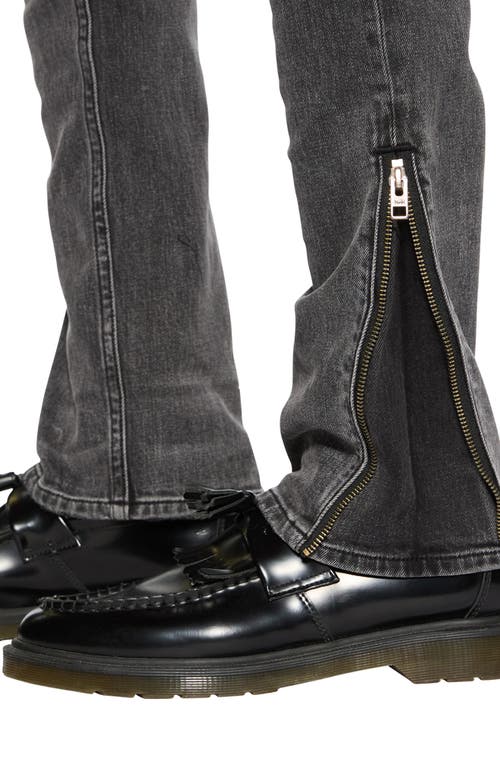 KSUBI KSUBI VAN WINKLE ELECTRIC CHAMBER RIPPED ZIP HEM SKINNY JEANS