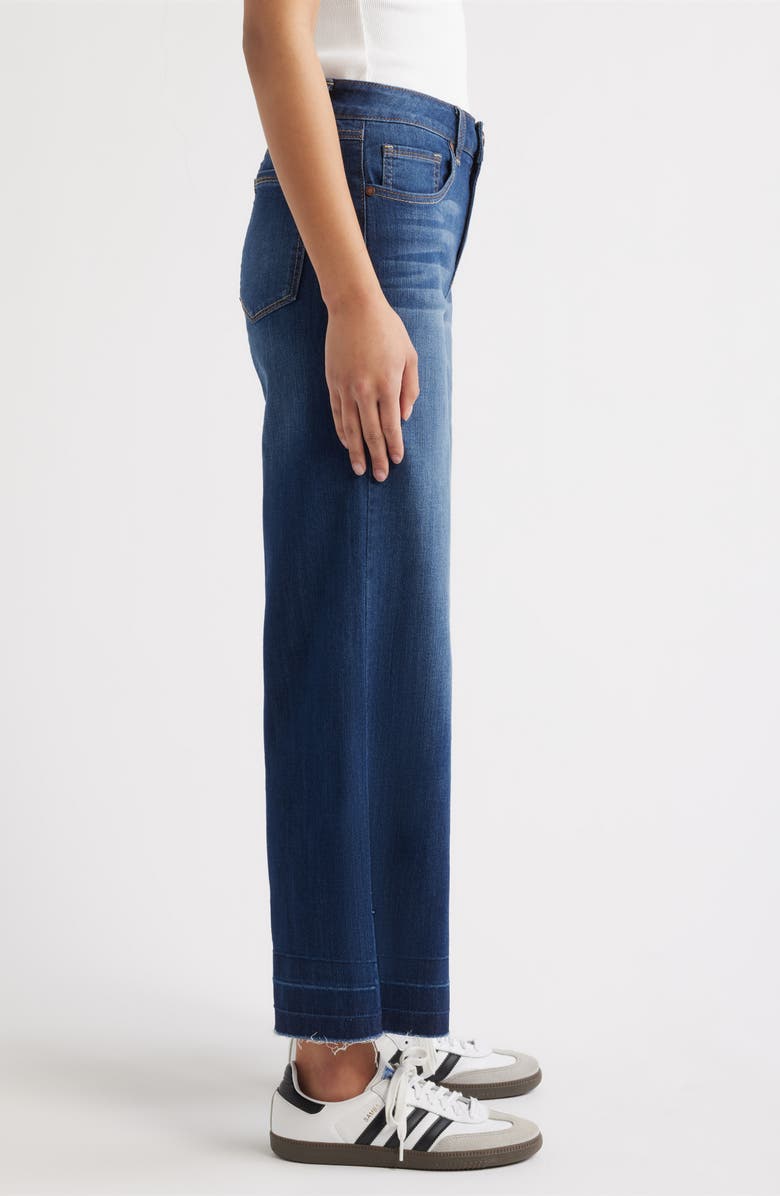 1822 Denim Release Hem High Waist Wide Leg Jeans, Alternate, color, Ziggy