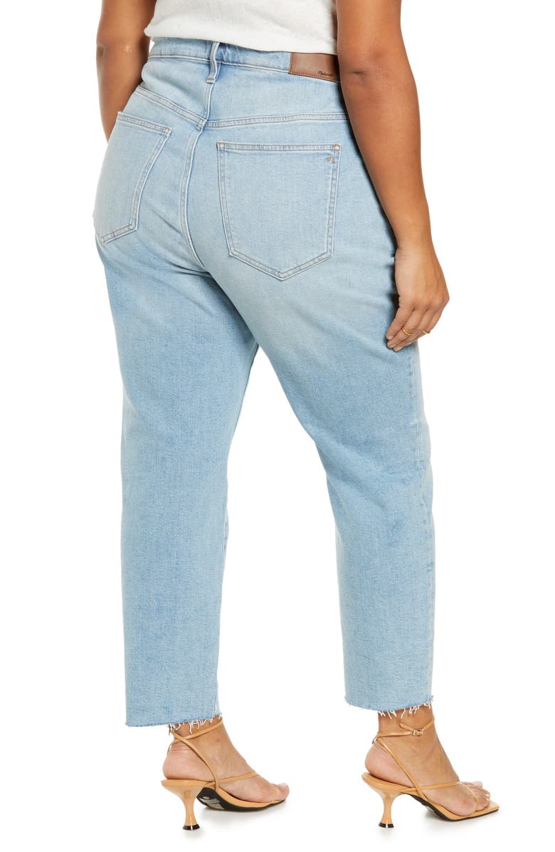 Madewell Curvy Perfect Worn-In Jeans, Alternate, color,