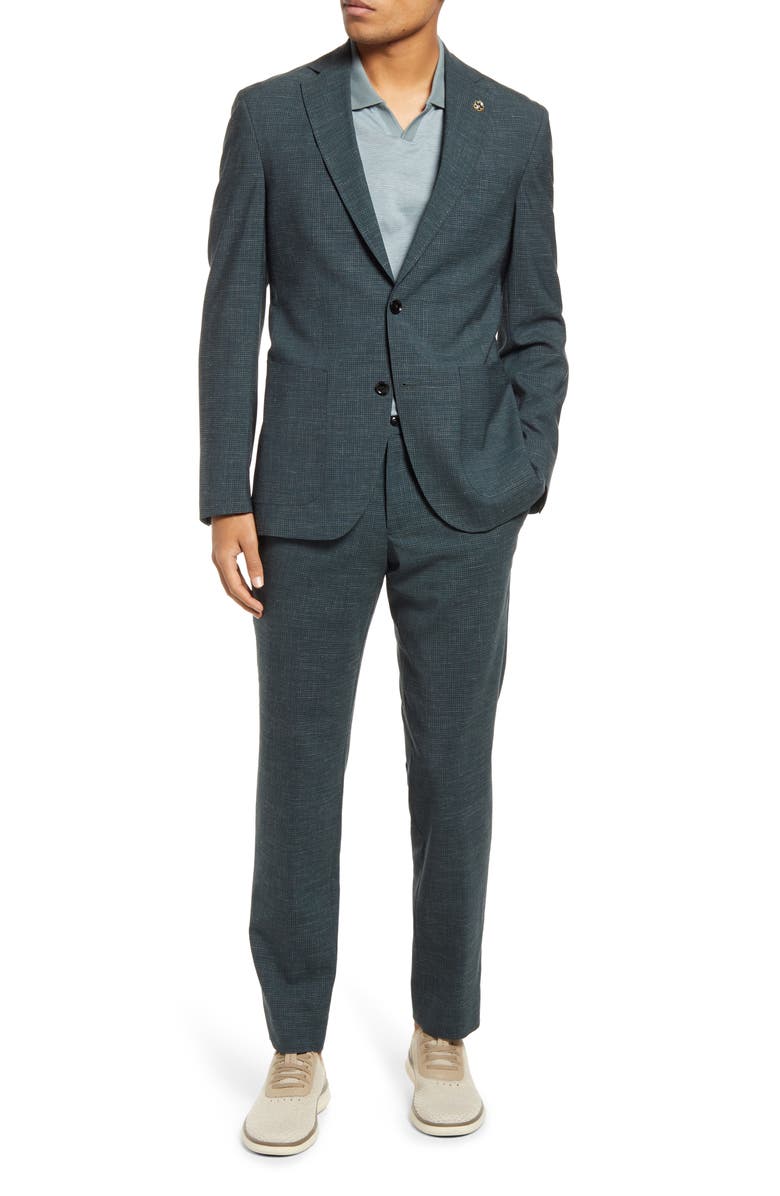 Ted Baker London Keith Stretch Wool Suit, Main, color, 