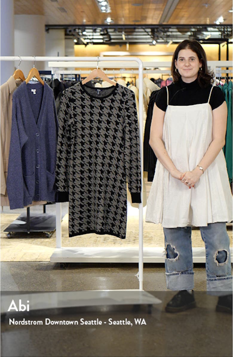 Abigail Bishop Sleeve Sweater Dress, sales video thumbnail