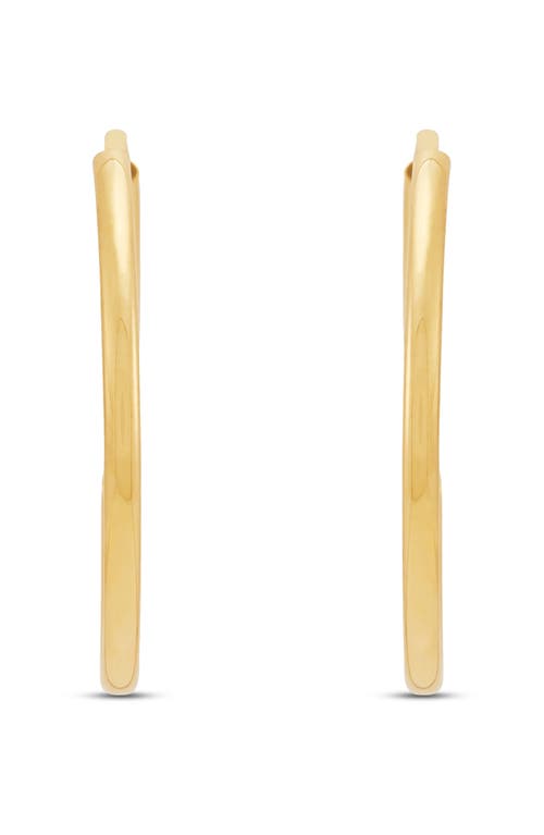 Frankie & Zoe Endless Huggie Hoop Earrings In Gold
