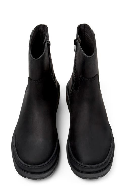 Camper Brutus Trek Zip-up Boot In Black