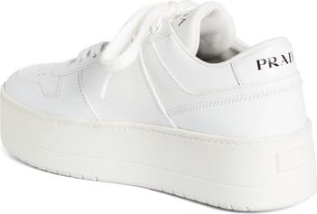 スニーカー PRADA Platform Fabric Sneakers Prada Flatform Downtown Logo Platform Sneaker (Women