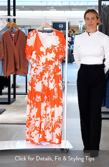 Estelle Solstice Floral Print Maxi Dress (Women) | Nordstromrack