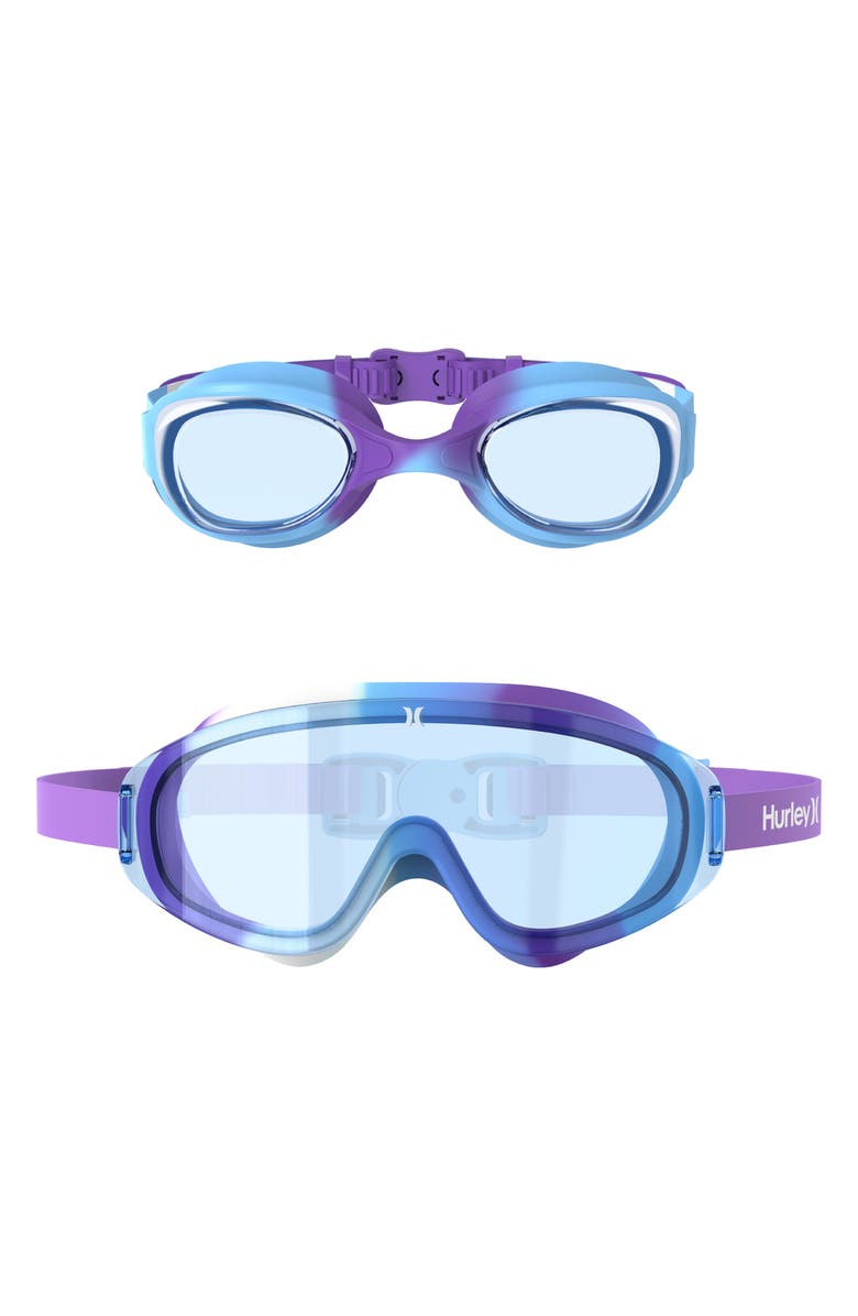 Hurley Kids' Solari Goggles & Swim Mask Set, Main, color,