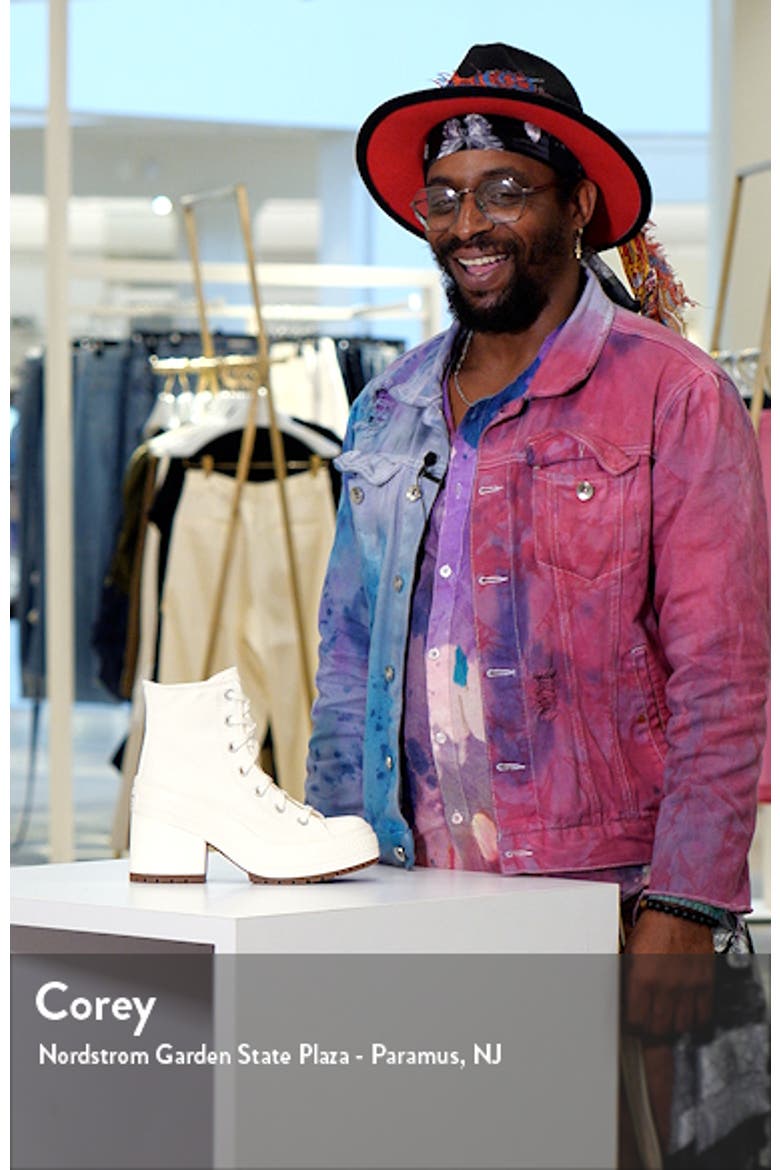 Chuck 70 De Luxe Genuine Calf Hair Block Heel Sneaker video