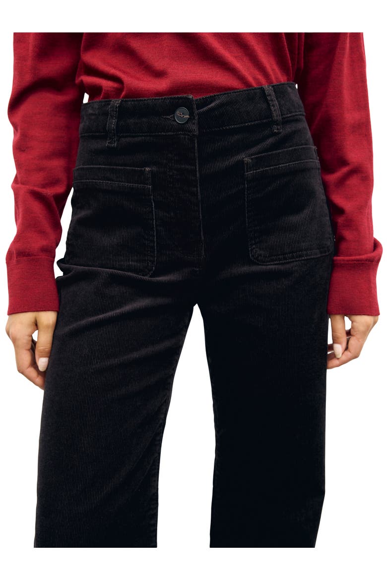 Mael Corduroy Flared Jeans, Alternate, color, Cinnamon