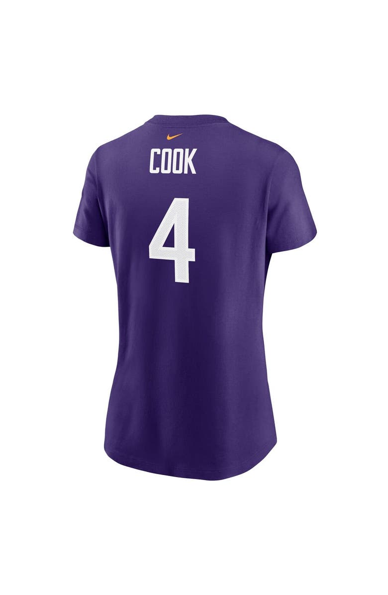 Nike Women's  Nike Dalvin Cook Purple Minnesota Vikings Name & Number T-Shirt, Alternate, color, 