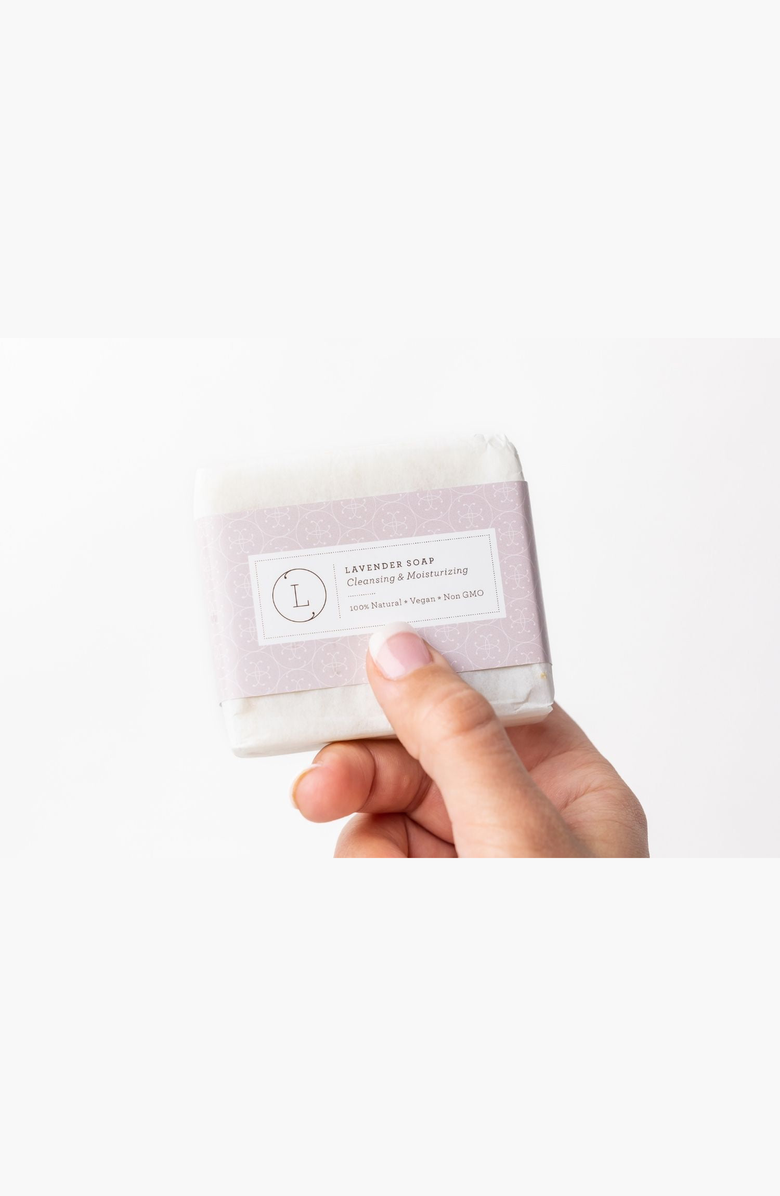 Lizush Natural Bath and Body Gift Set, Thank You Gift Box, Alternate, color, NO COLOR