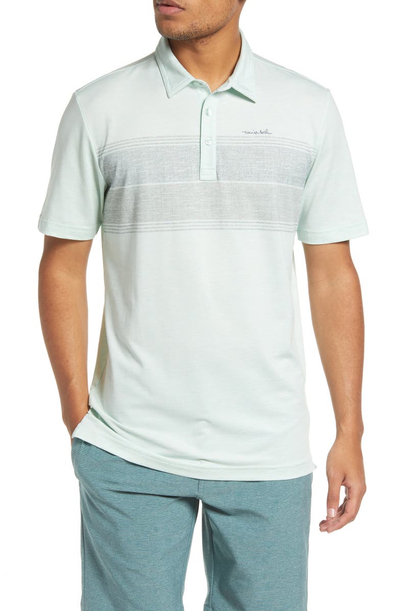 TravisMathew Infinite Wishes Stripe Polo, Main, color, 