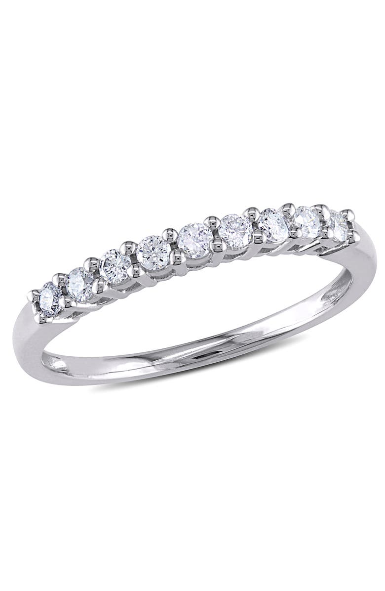 Julianna B. Diamond Anniversary Ring 10k White Gold, Main, color, 10K White Gold