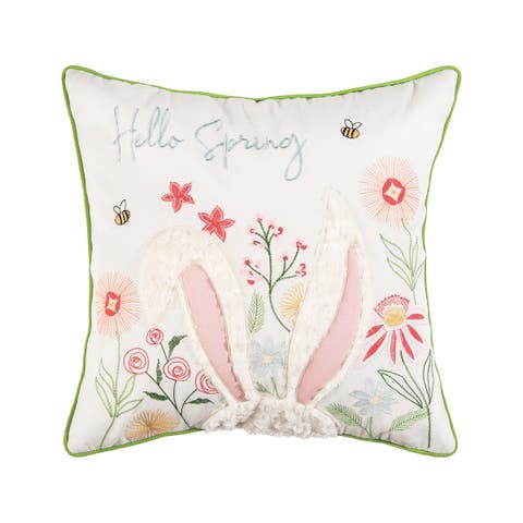 Hello Spring Accent Pillow