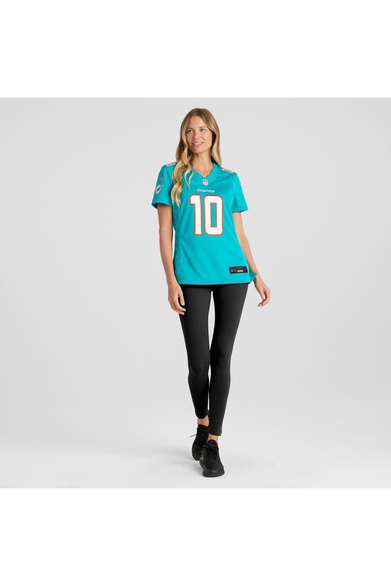 Women's Nike Tyreek Hill Aqua Miami Dolphins Player Jersey, Alternate, color, Aqua