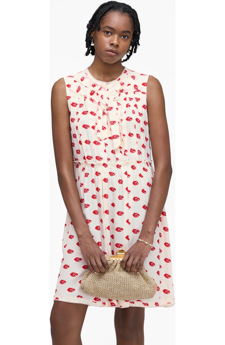 Marc Jacobs The Summer Woven Glam Small Clutch, Alternate, color, Natural