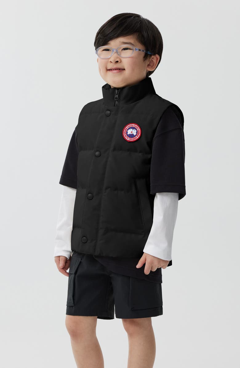 Canada Goose Kids' Vanier Down Vest, Alternate, color, Black - Noir