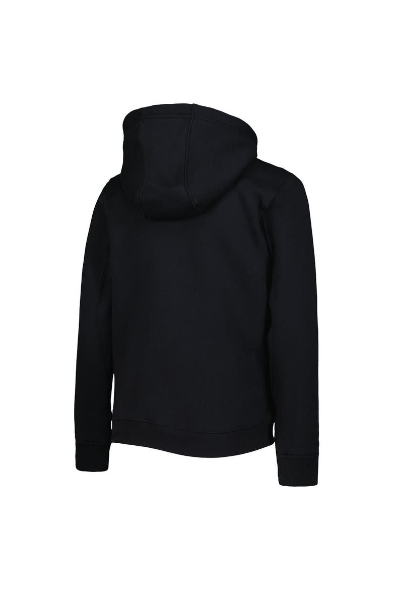 Youth Black San Francisco Giants Wordmark Full-Zip Fleece Hoodie, Alternate, color, Black