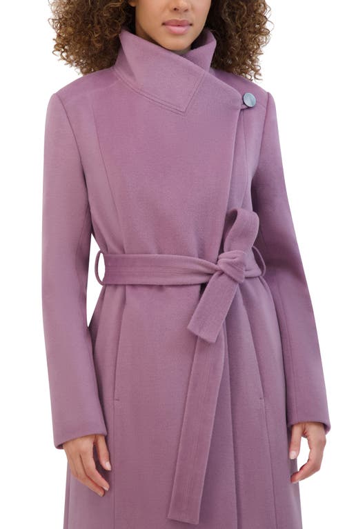 Kenneth Cole New York Fencer Collar Trench Coat In Purple