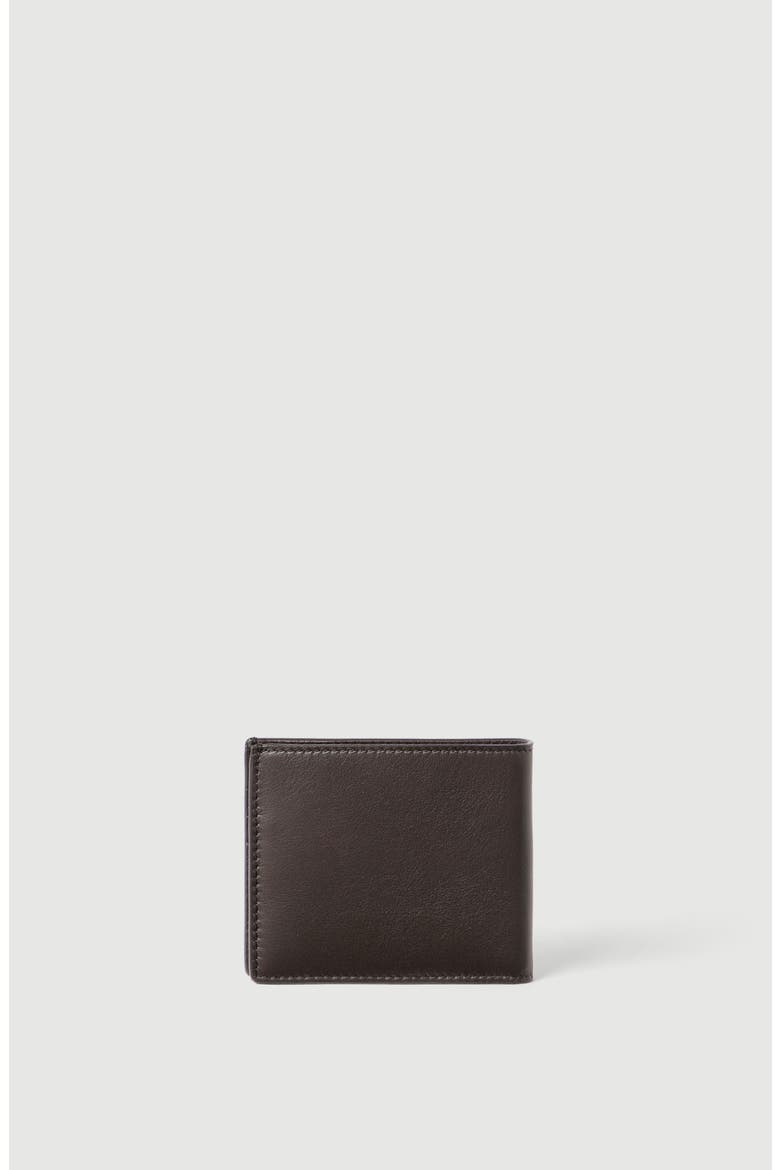 Smooth calfskin wallet, Alternate, color, Brown