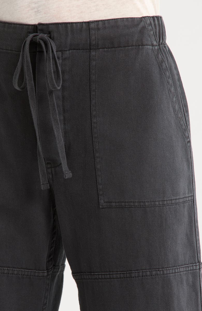 Re/Done Drawstring Beach Pants, Alternate, color, Washedblack