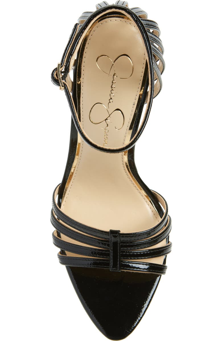 Jessica Simpson Nuvire Pointed Toe Sandal, Alternate, color, Black