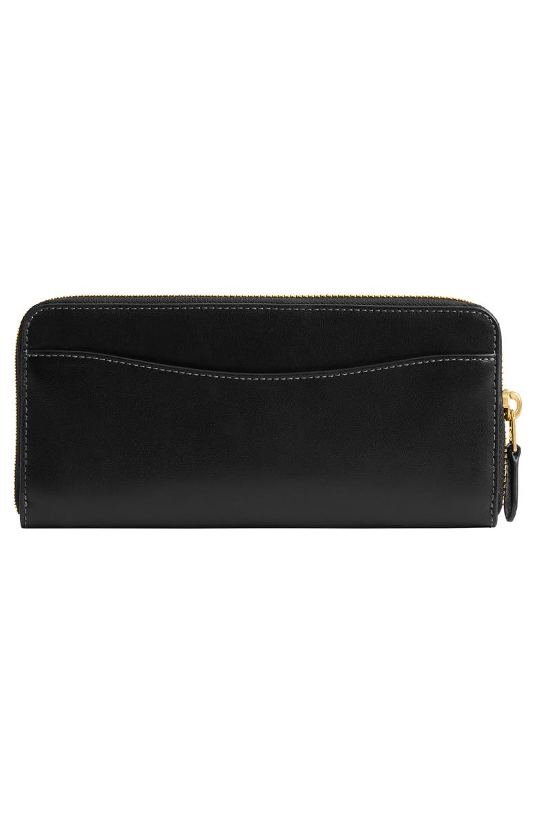 COACH Essential Slim Smooth Leather Wallet, Alternate, color, Black