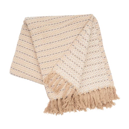 C & F Home C&f Home Mini Chevron Throw Blanket Collection In Brown