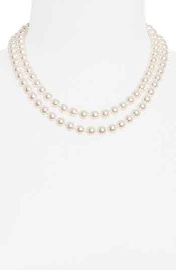 NADRI NADRI 8MM FRESHWATER PEARL STRAND NECKLACE 