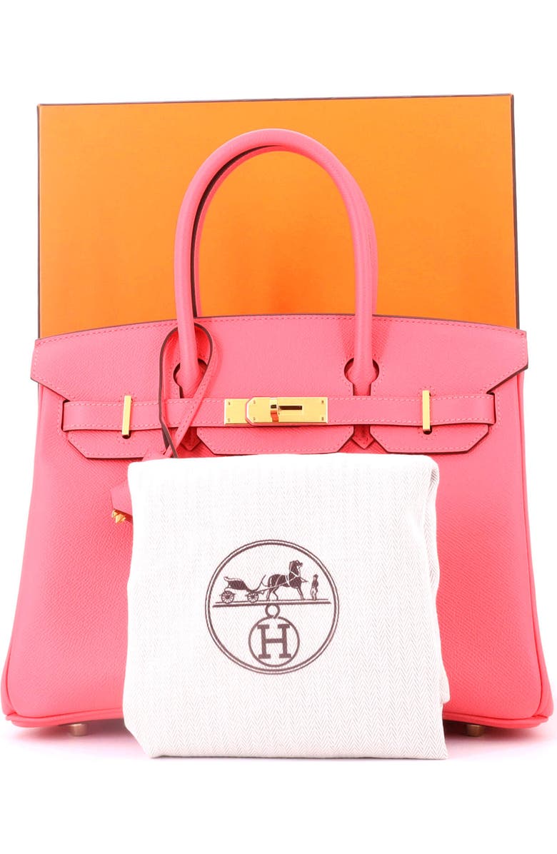 Pre-Owned Hermes Birkin Handbag Pink Epsom with Gold Hardware 30, Alternate, color, Rose Azalee