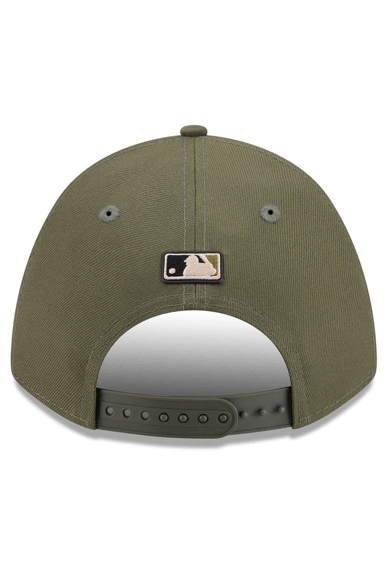 Youth New Era Olive Detroit Tigers 2026 Armed Forces Day 9FORTY M-Crown Adjustable Hat, Alternate, color, Olive