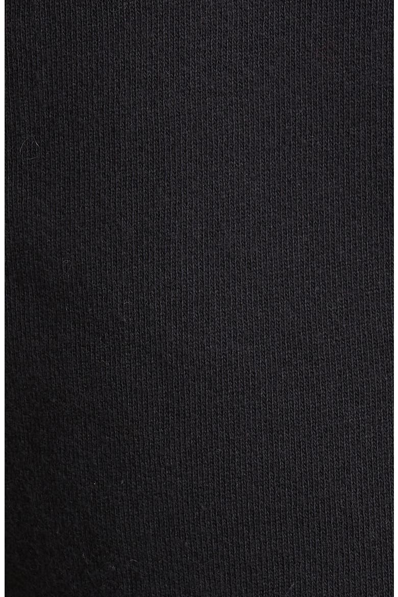Twisted Cotton Logo Hoodie, Alternate, color, BLACK