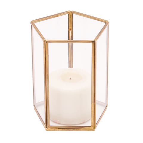 Luminary Pillar Glass Candle Holder