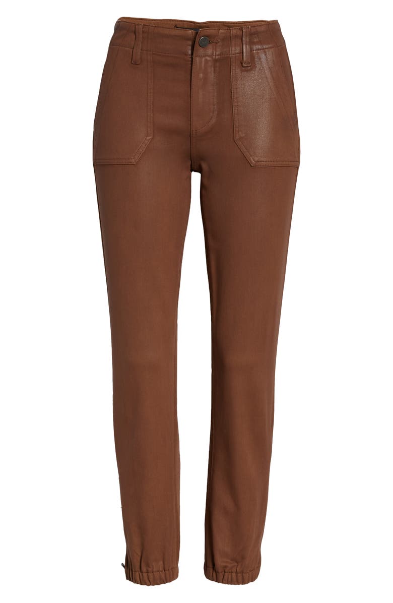 PAIGE Women's Mayslie Coated Joggers, Alternate, color, Cogncluxct