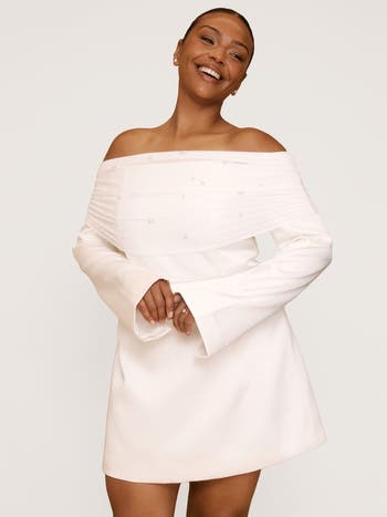 Six Stories Bardot Mini Dress Nordstrom