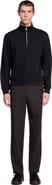SANDRO Boxy sweater with standing collar