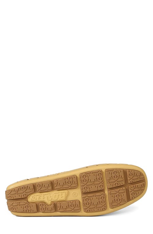 Floafers Country Club Molded Driver Loafer In Gold