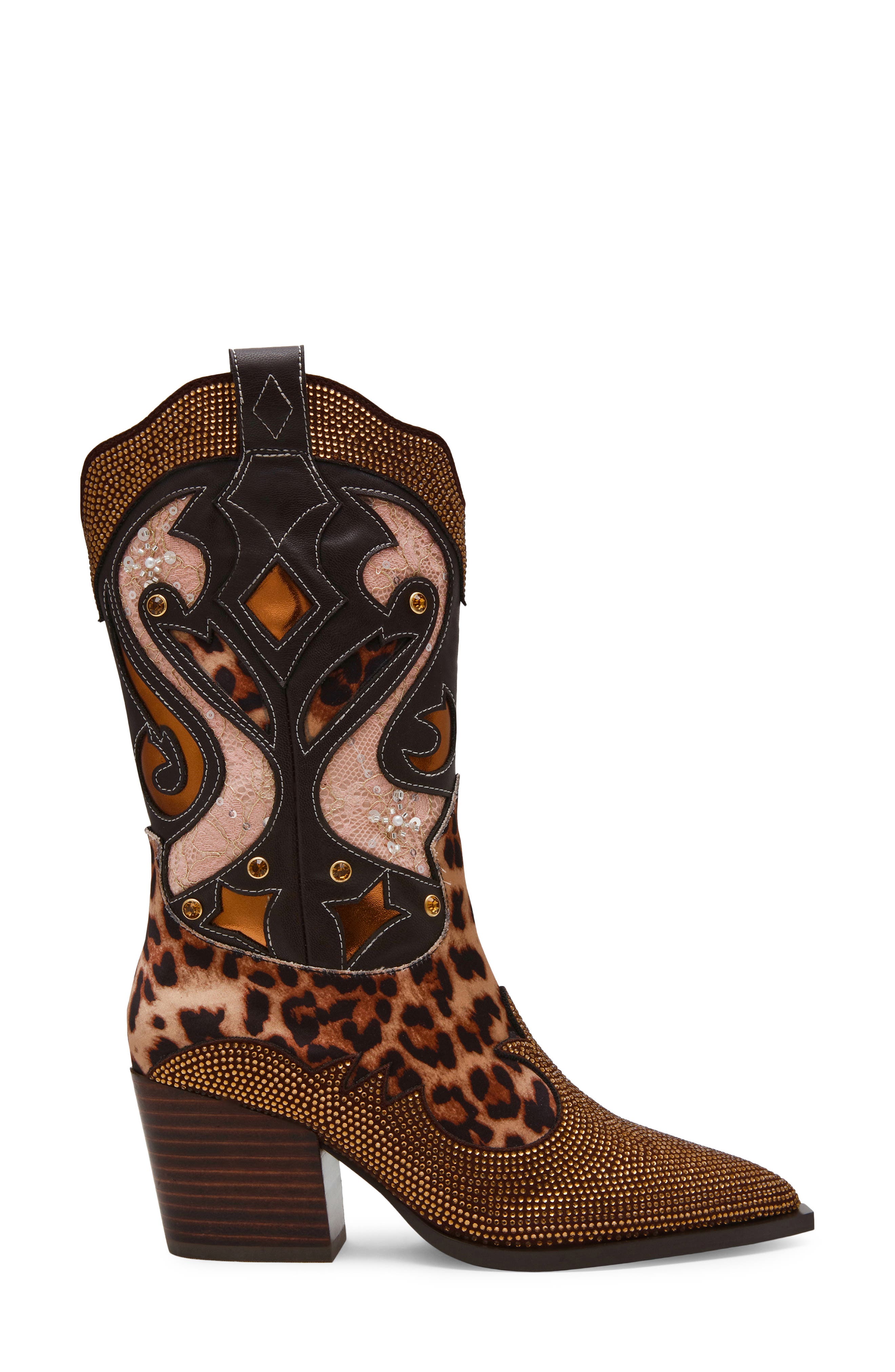 Journie Western Boot, Alternate, color, LEOPARD