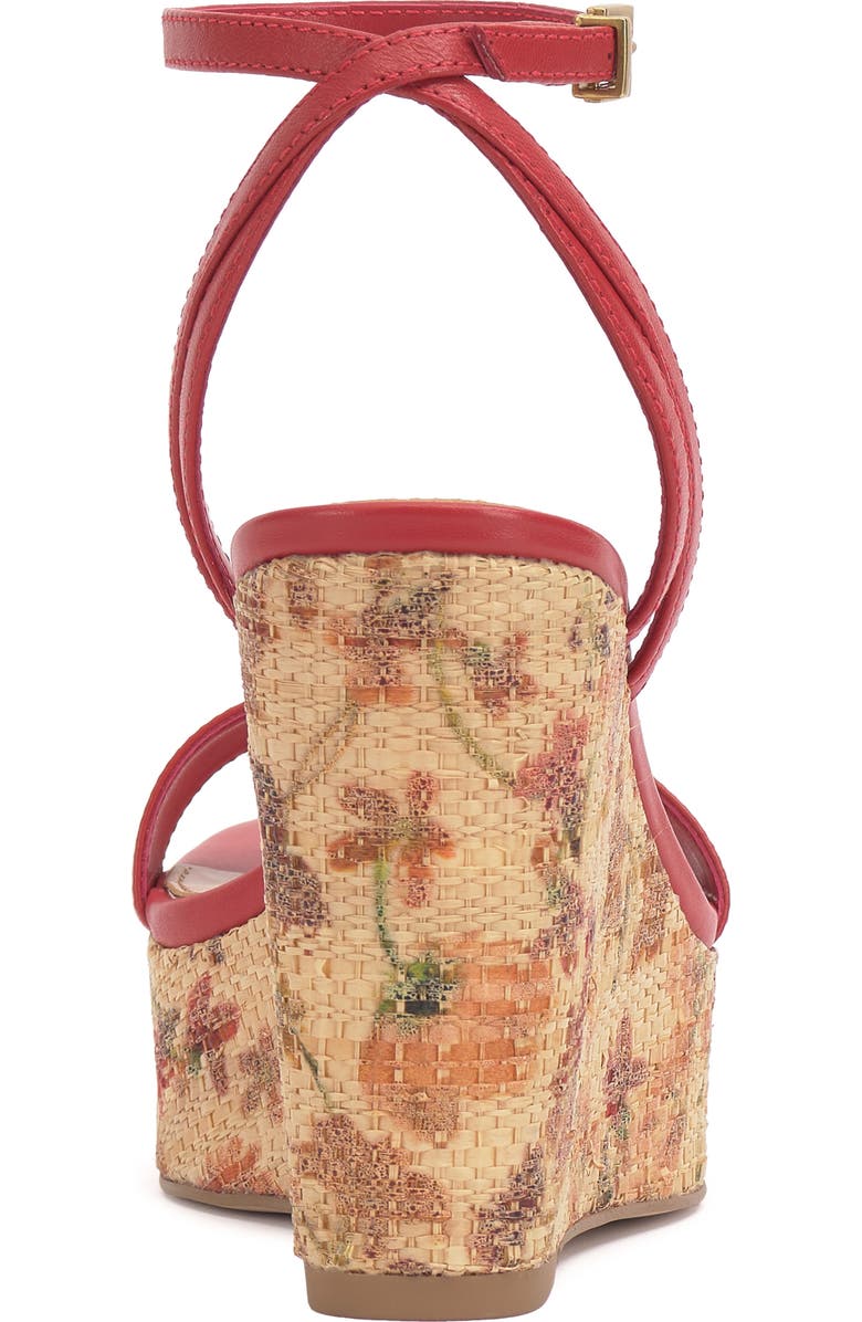 Vince Camuto Emrey Platform Wedge Sandal, Alternate, color, Salsa