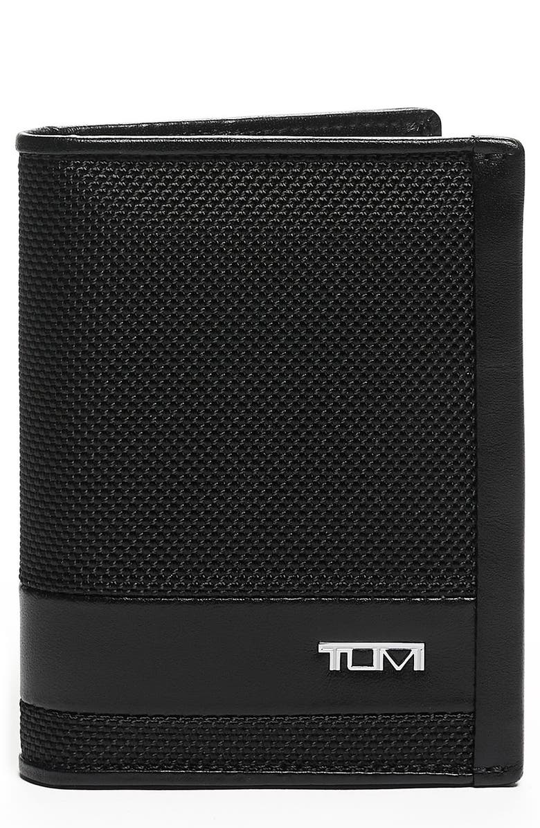 TUMI Alpha L-Fold Wallet, Main, color, Black