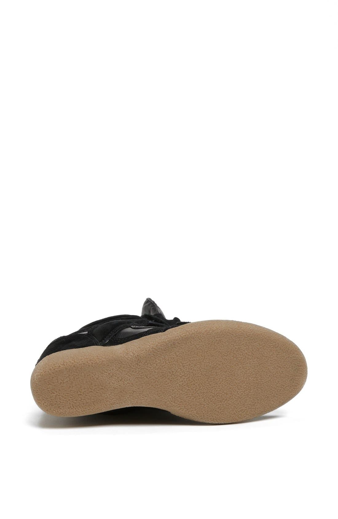 'Hilight' Wedge Sneaker, Alternate, color, BLACK