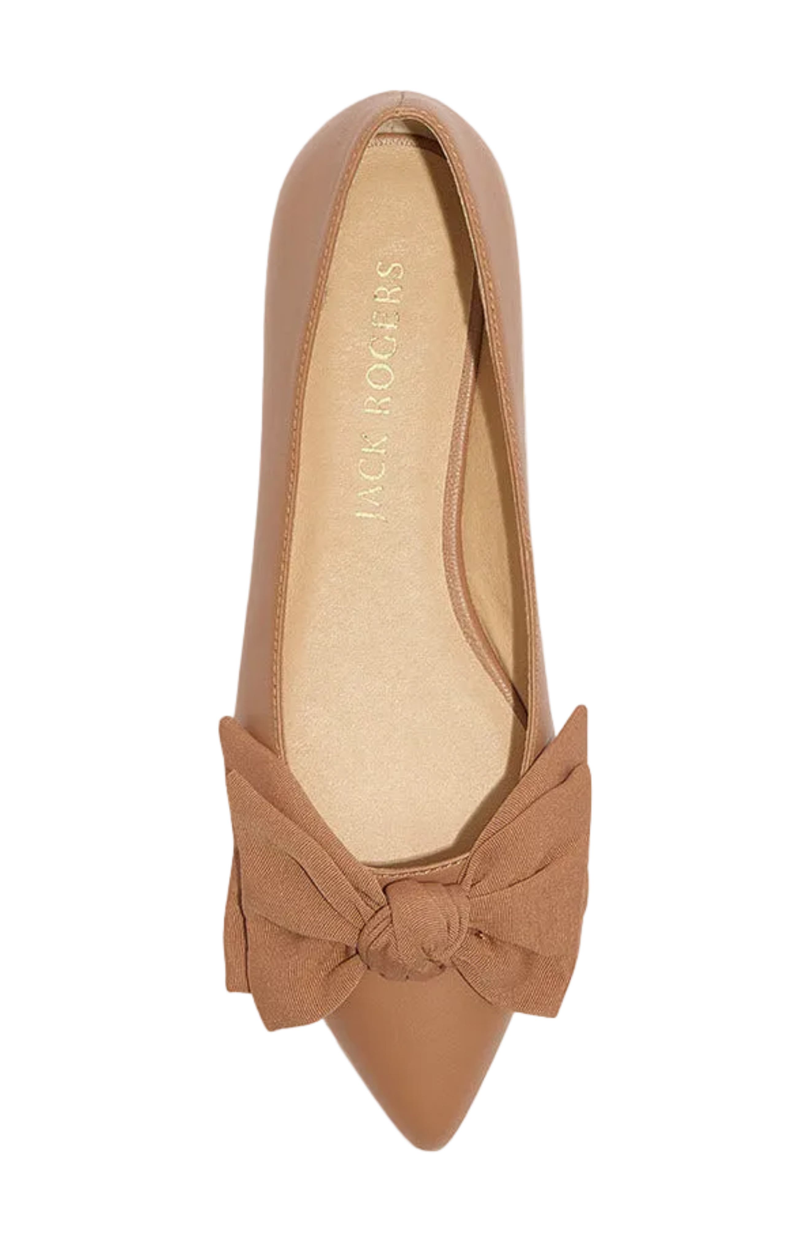 Jack Rogers Debra Ballet Flat, Alternate, color, Cafe Au Lait