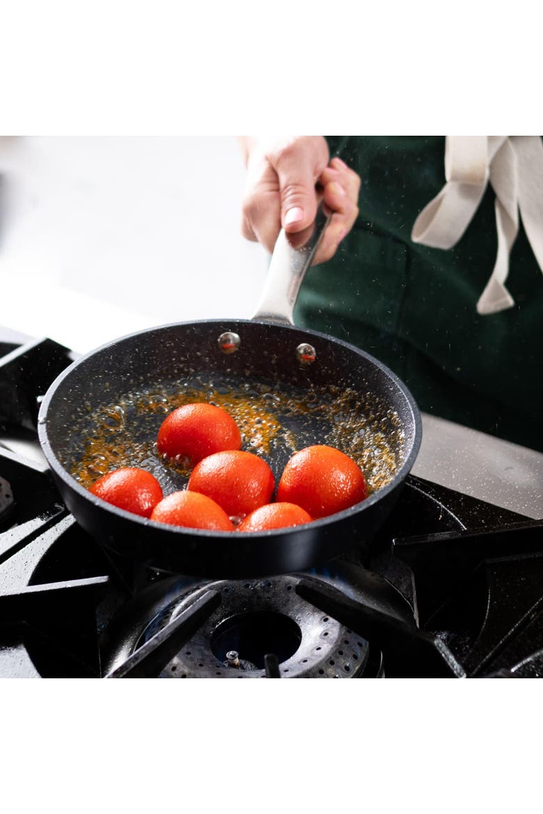 Maestro 8-Piece Ceramic Nonstick Cookware Set - Induction & Oven Safe, Alternate, color, Black