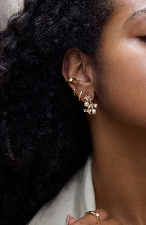 Baublebar Nora Faux Pearl Drop Earrings In Gold