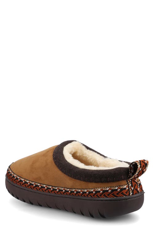 Vance Co. Vance Co Weller Faux Fur Lined Slipper In Brown