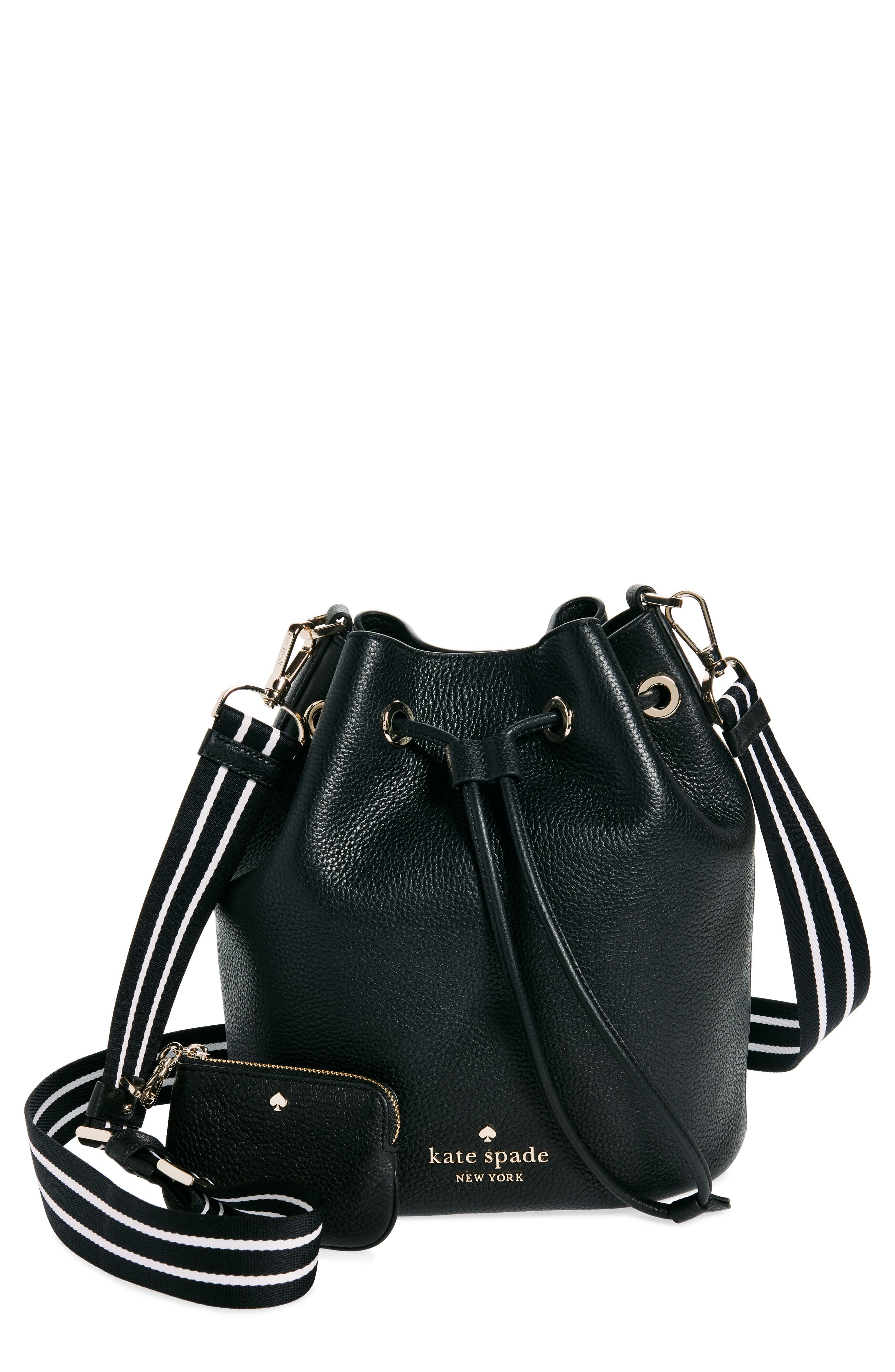 Kate Spade New York rosie leather bucket bag, Main, color, 