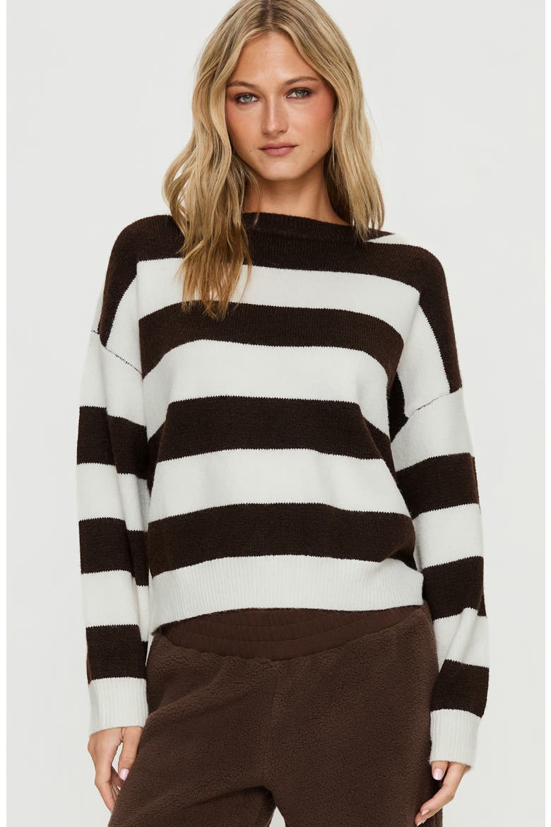 Corlie Oversized Crewneck Sweater, Alternate, color, MULTI