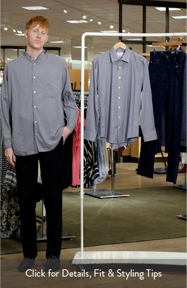 Trim Fit Gingham Premium Performance Dress Shirt, sales video thumbnail