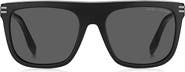 Marc Jacobs 56mm Flat Top Sunglasses